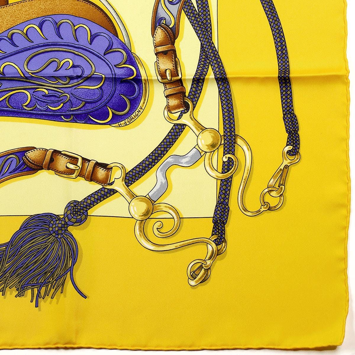 Hermes Scarf "Festival" by Henri d'Origny 90cm Silk | Carre Foulard
