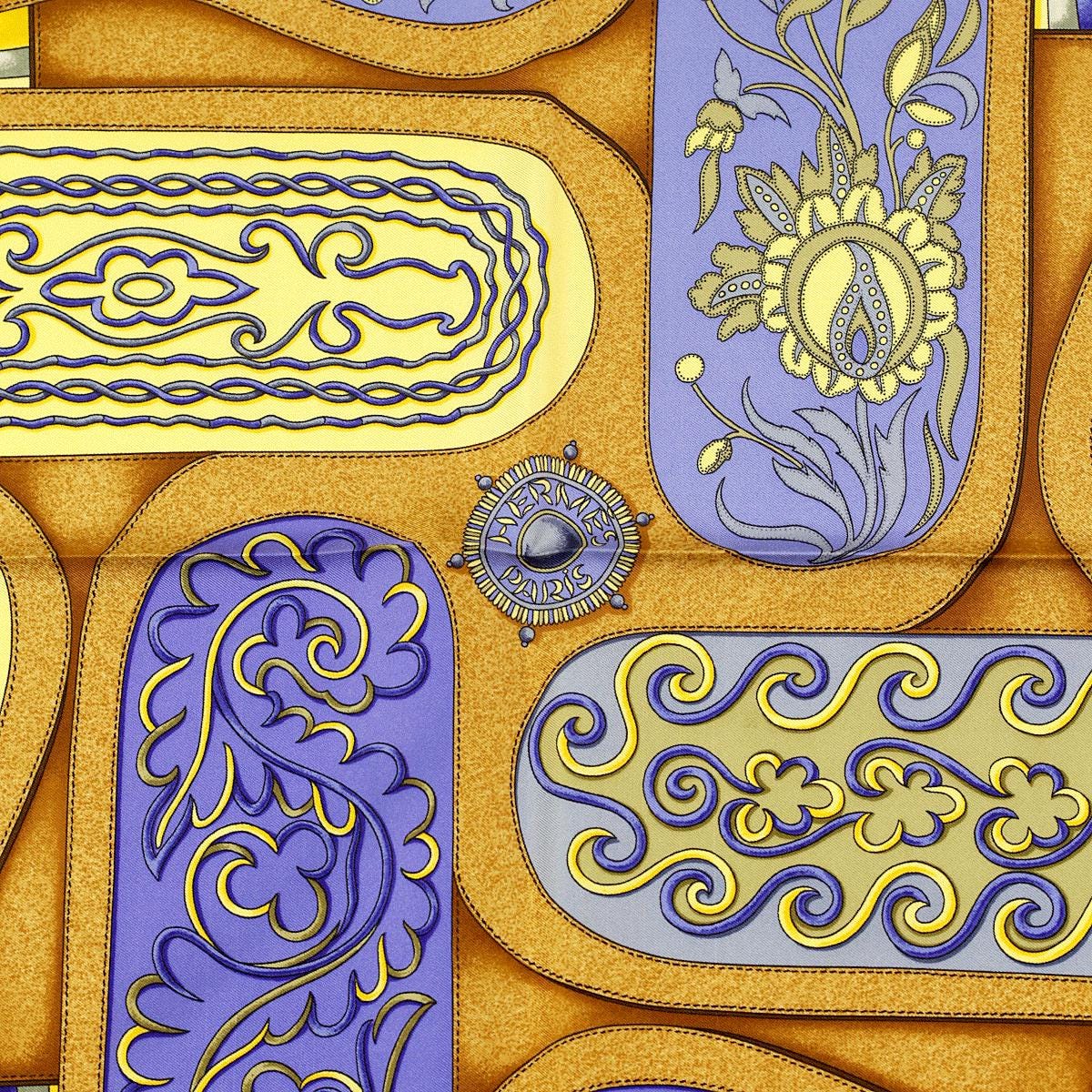 Hermes Scarf "Festival" by Henri d'Origny 90cm Silk | Carre Foulard