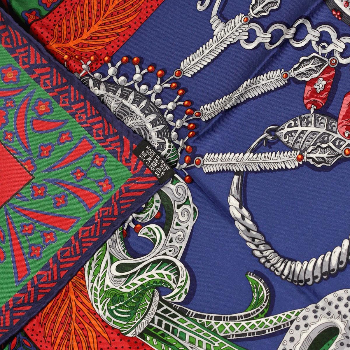 Hermes Scarf "Reine de Palmyre" by Annie Faivre 90cm Silk | Carre Foulard