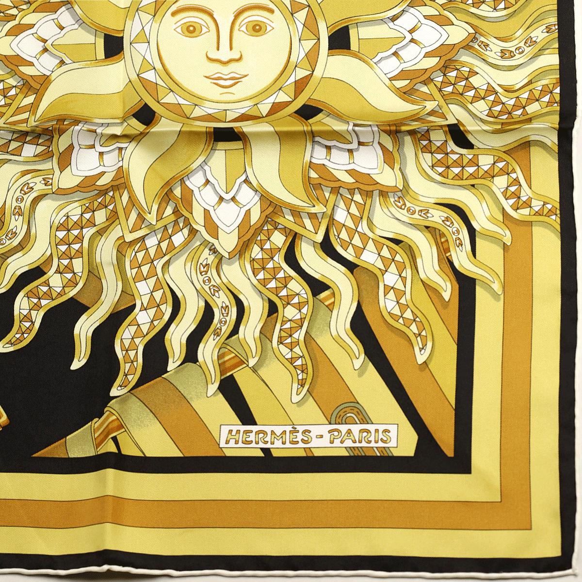 Hermes Scarf "Les Sangles de Phoebus" by Joachim Metz 90cm Silk | Carre Foulard