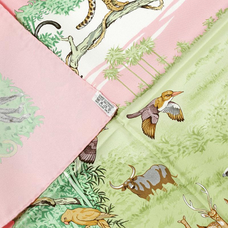 Hermes Scarf "La Treve de l'Eau" by Robert Dallet 90cm Silk | Carre Foulard