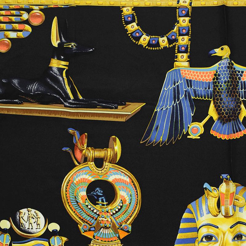 Hermes Scarf "Tutankhamun" by Vladimir Rybaltchenko 90cm Silk | Foulard Carre