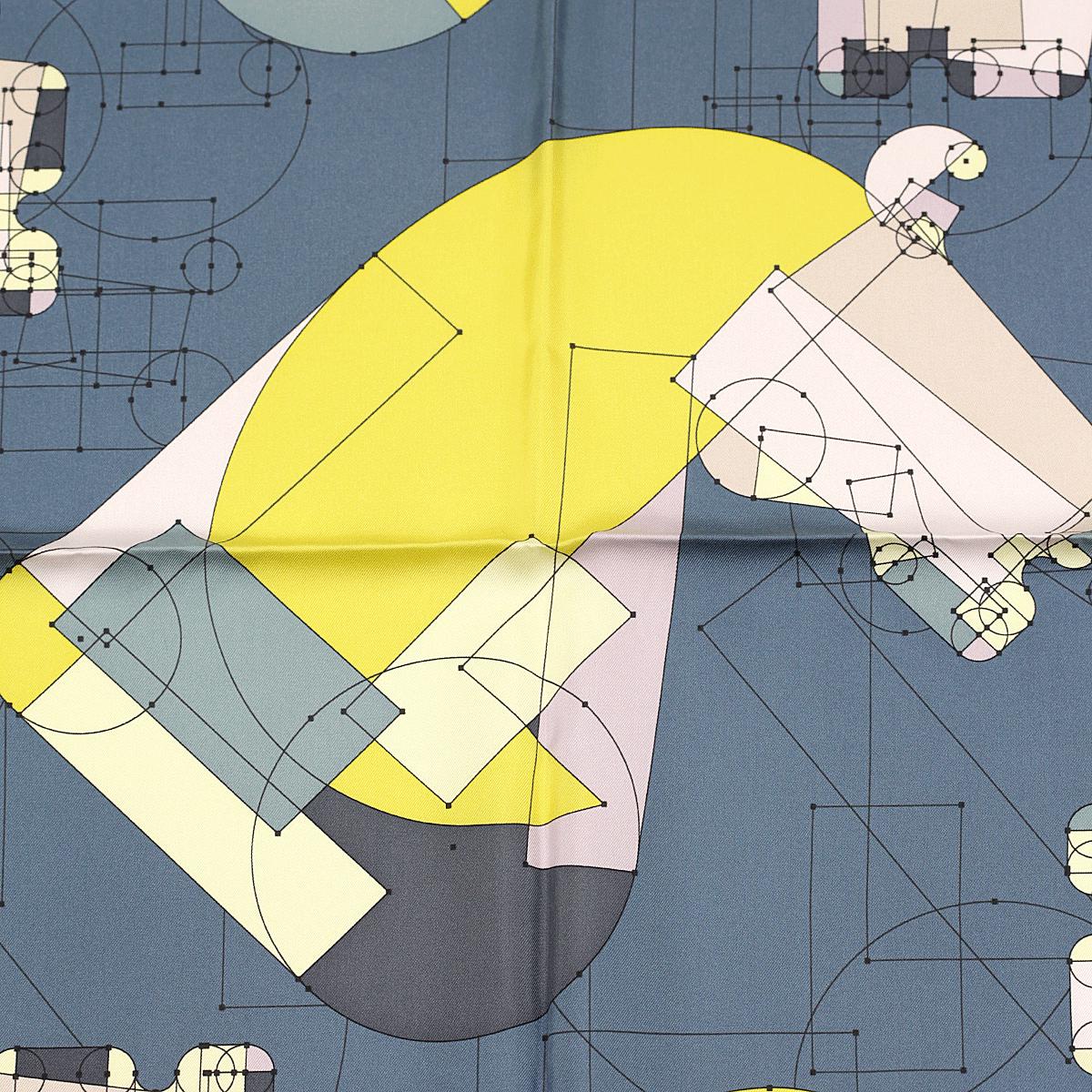 Hermes Scarf "Echec au Roi" by Benoit Pierre Emery 90cm Silk | Carre Foulard