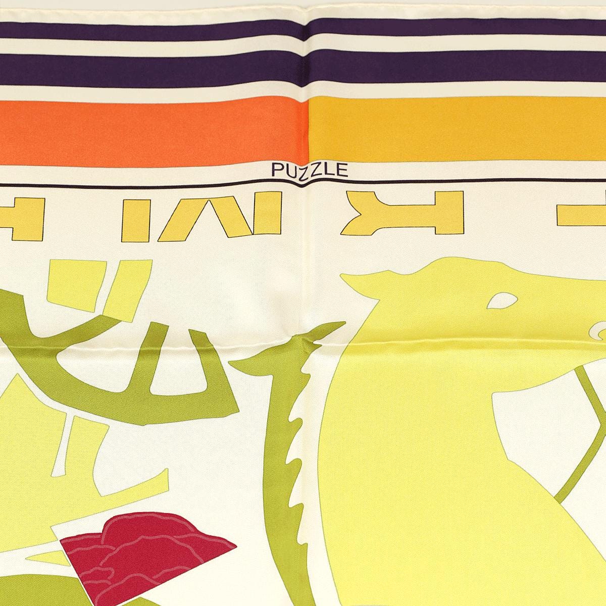 HERMES スカーフ　　PUZZLE Hermes Scarf 