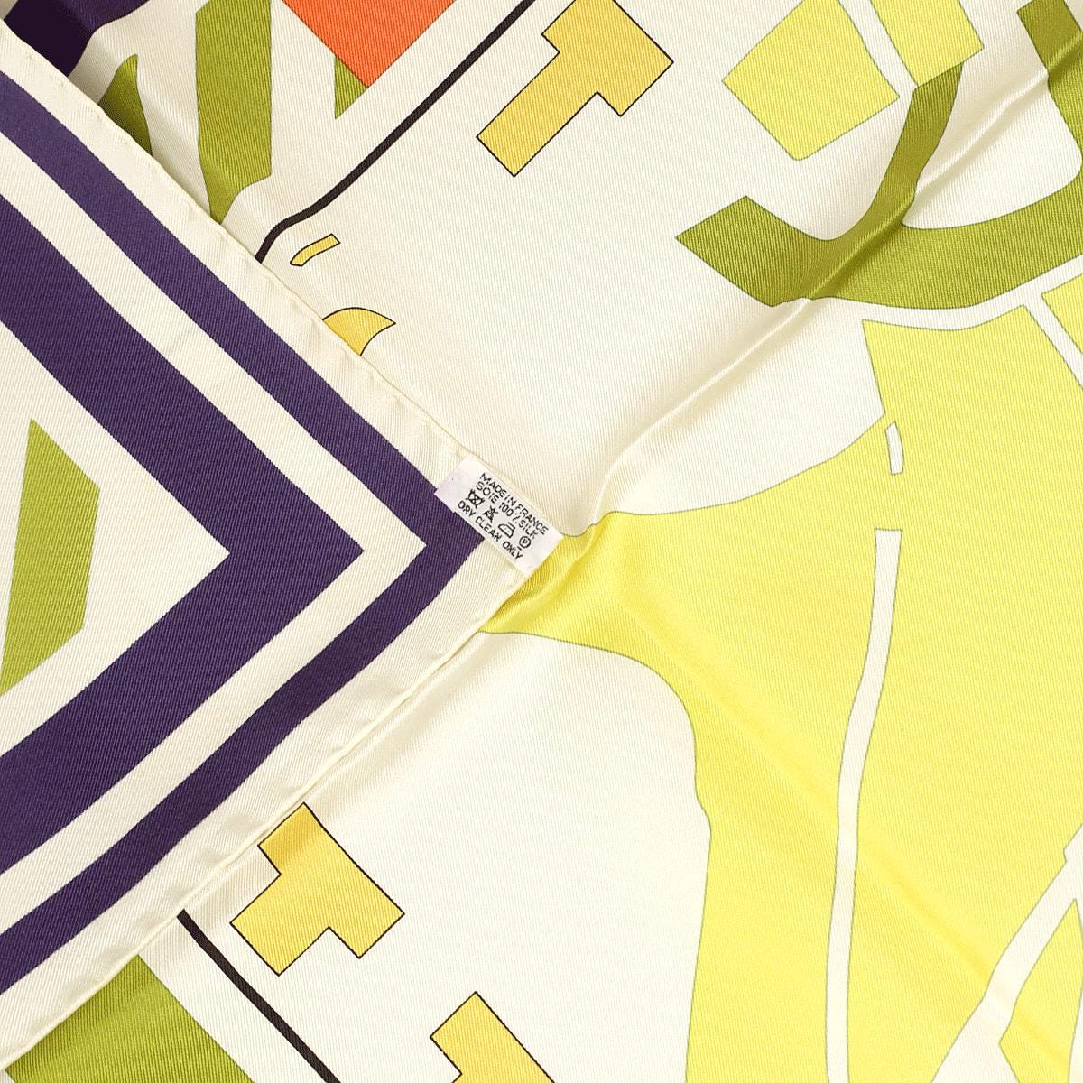 Hermes Scarf "Puzzle" by Joachim Metz 90cm Silk | Carre Foulard