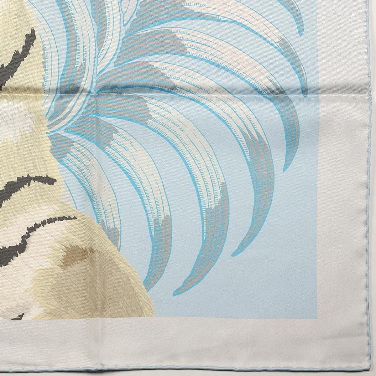 Hermes Scarf "Tigre Royal" by Christiane Vauzelles 90cm Silk Double Face Carre