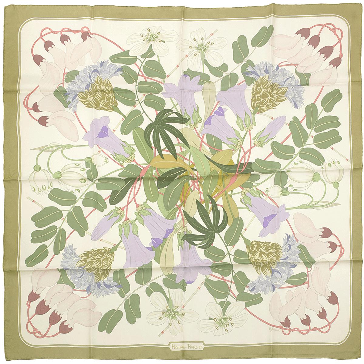 Hermes Scarf "Flora Graeca" by Niki Goulandris 90cm Silk | Carre Foulard