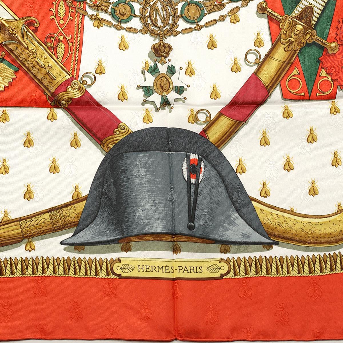 Hermes Scarf "Napoleon" by Philippe Ledoux 90cm Silk Jacquard | Carre Foulard