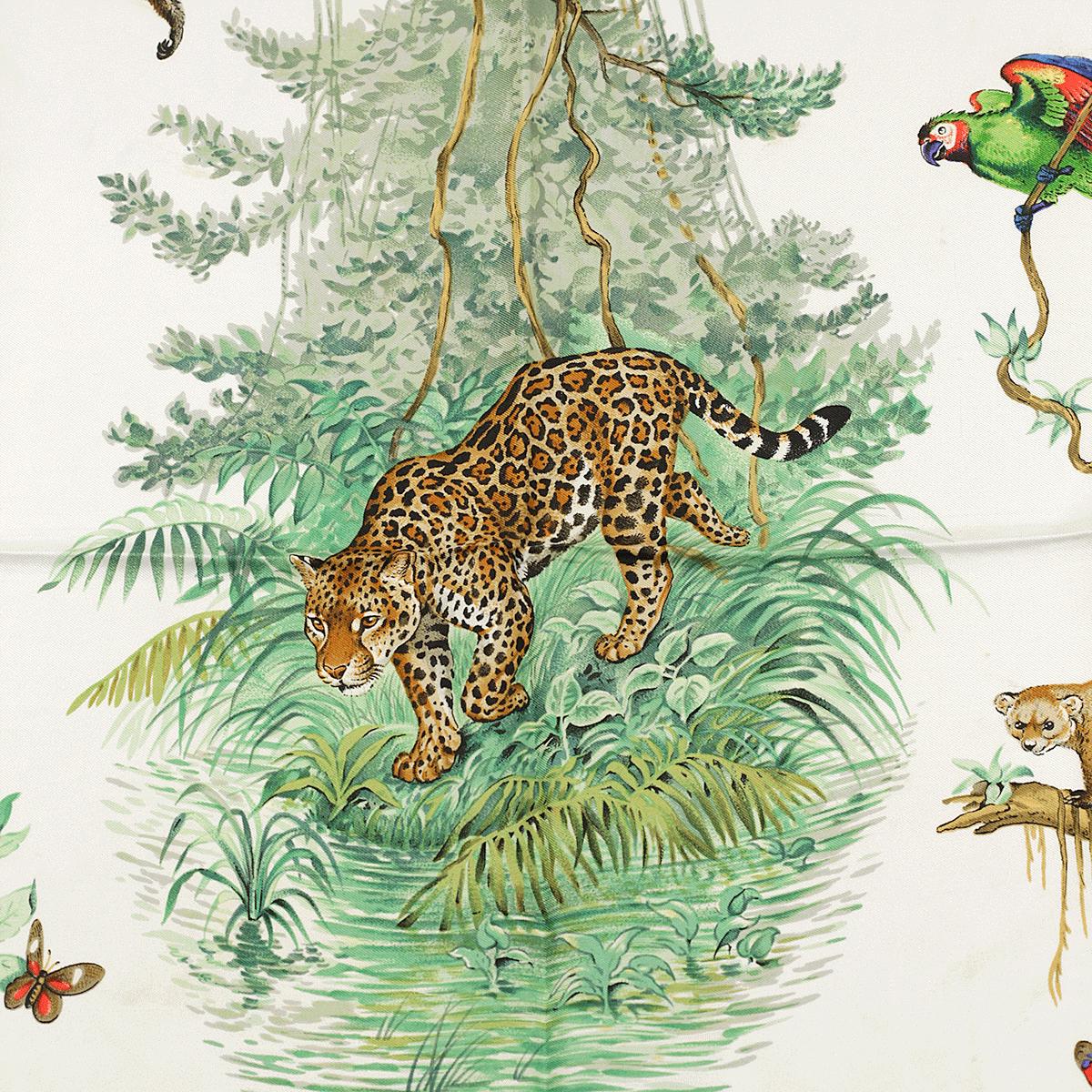 Hermes Scarf "Equateur" by Robert Dallet 90cm Silk | Foulard Carre