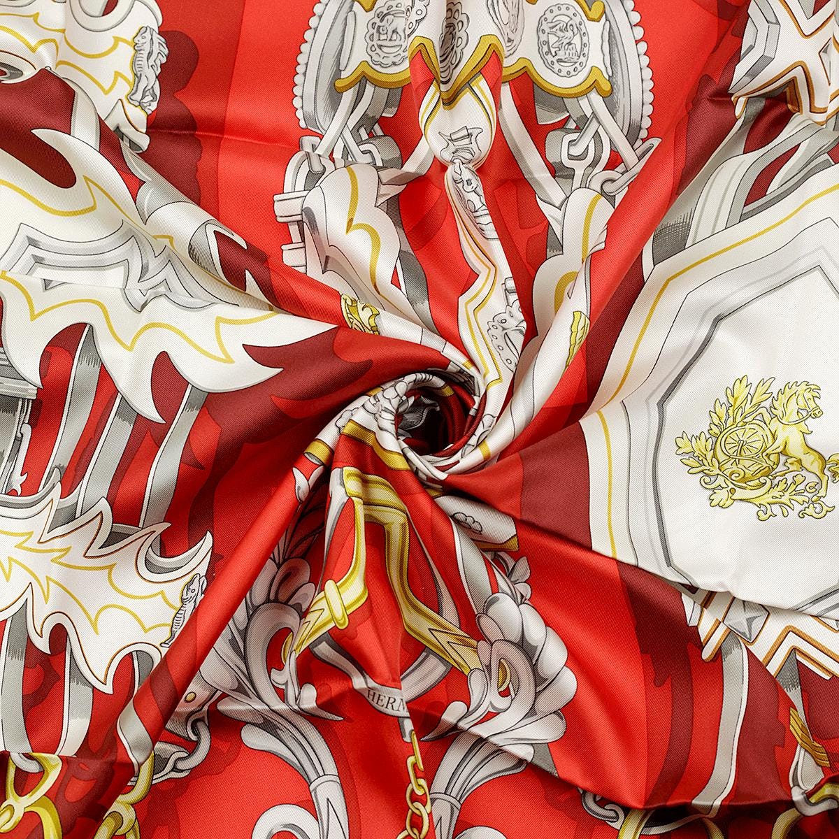 Hermes Scarf "Brides et Destin" by Daiske Nomura 90cm Silk | Carre Foulard