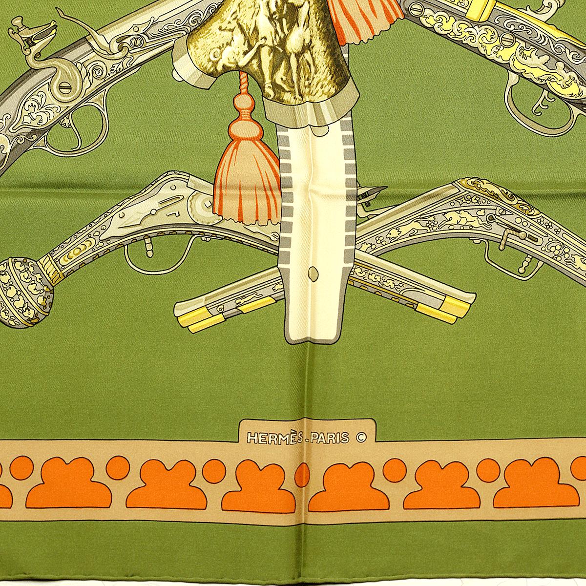 Hermes Scarf "Diane" by Henri de Linares 90cm Silk | Carre Foulard