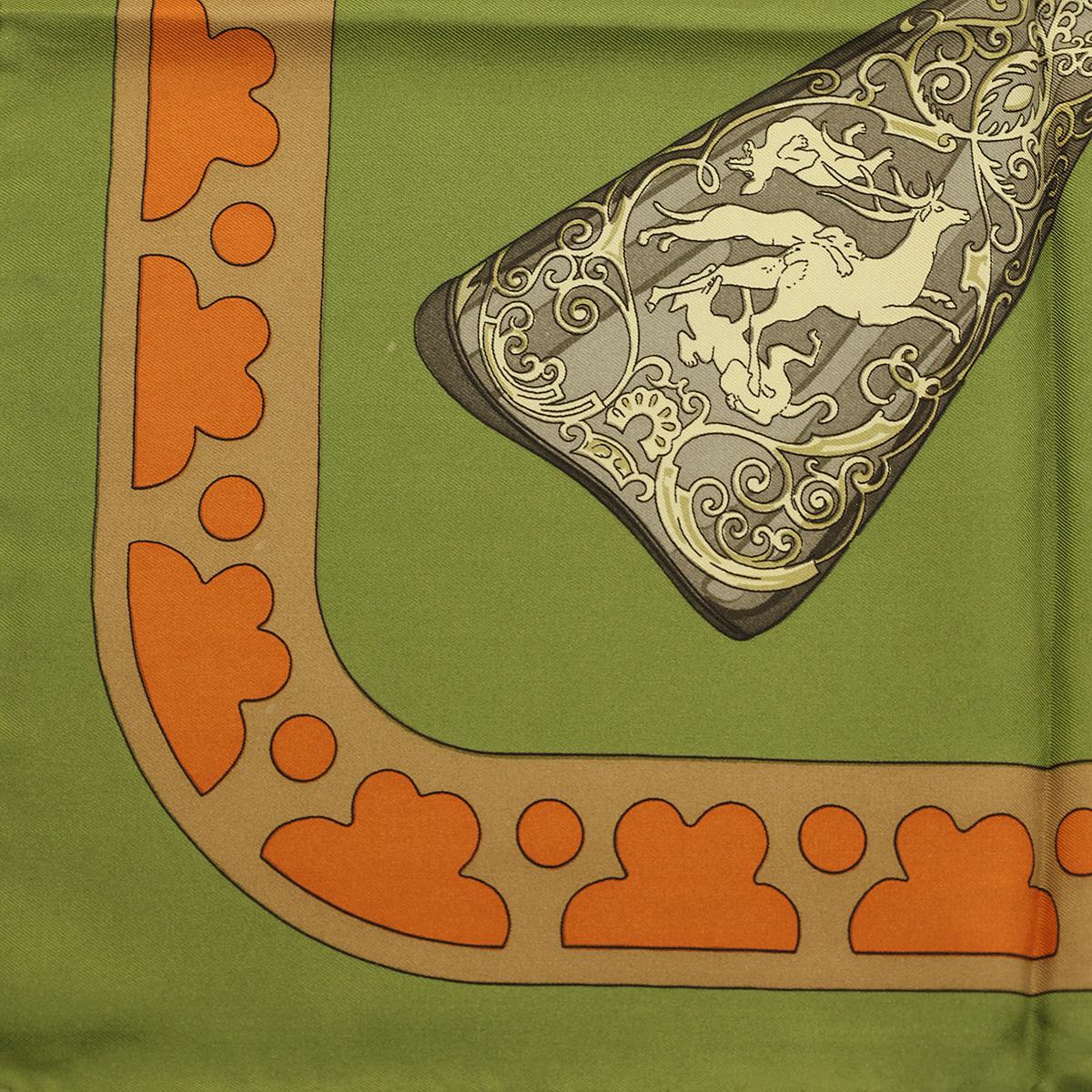 Hermes Scarf "Diane" by Henri de Linares 90cm Silk | Carre Foulard