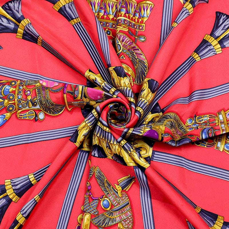 Hermes Scarf "Egypte" by Caty Latham 90cm Silk