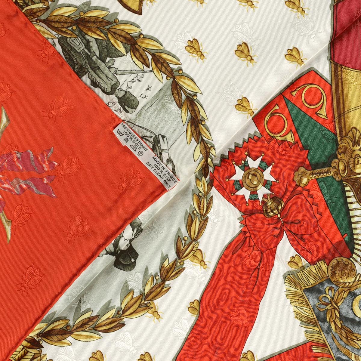 Hermes Scarf "Napoleon" by Philippe Ledoux 90cm Silk Jacquard | Carre Foulard