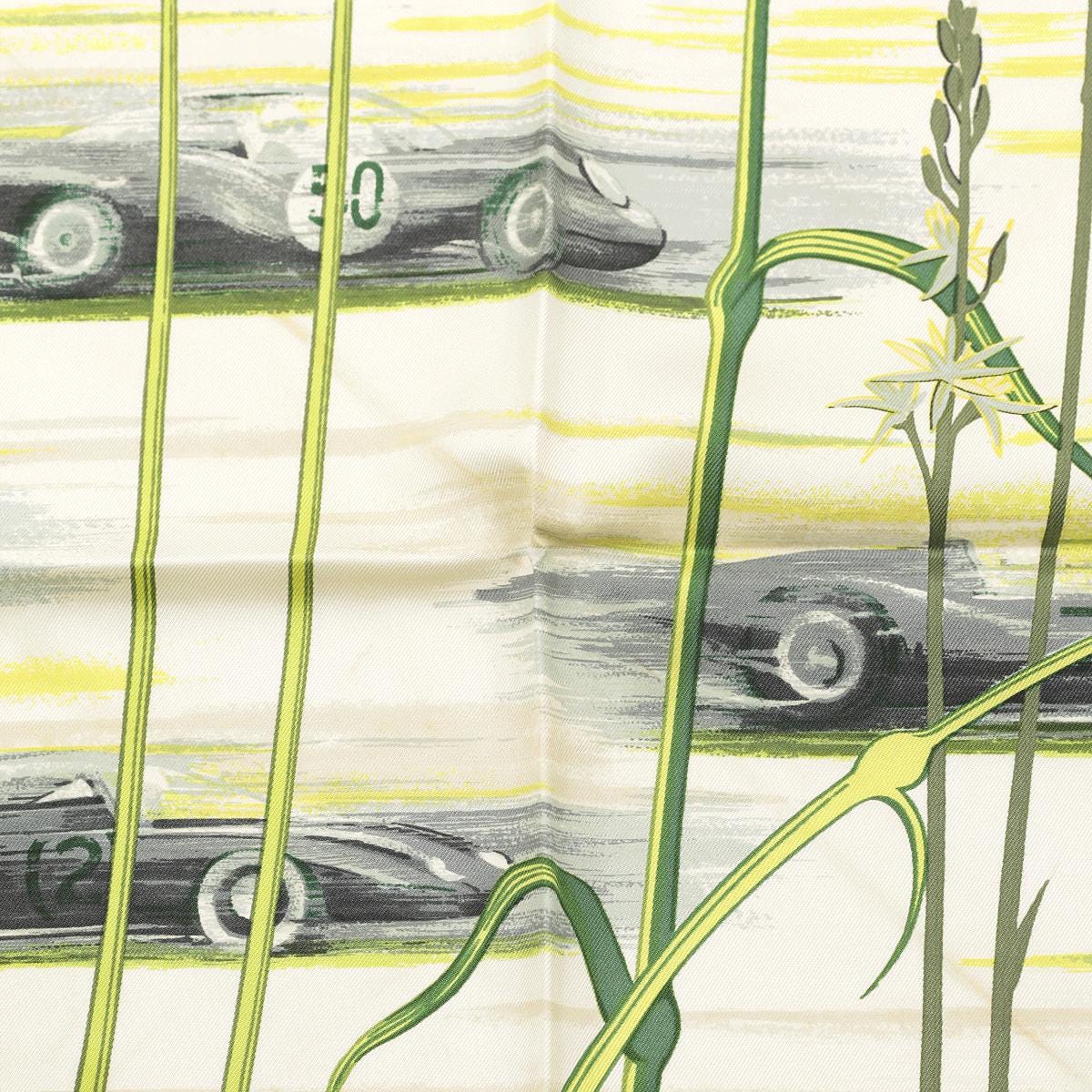 Hermes Scarf "Les Bolides" by Rena Dumas 90cm Silk | Carre Foulard