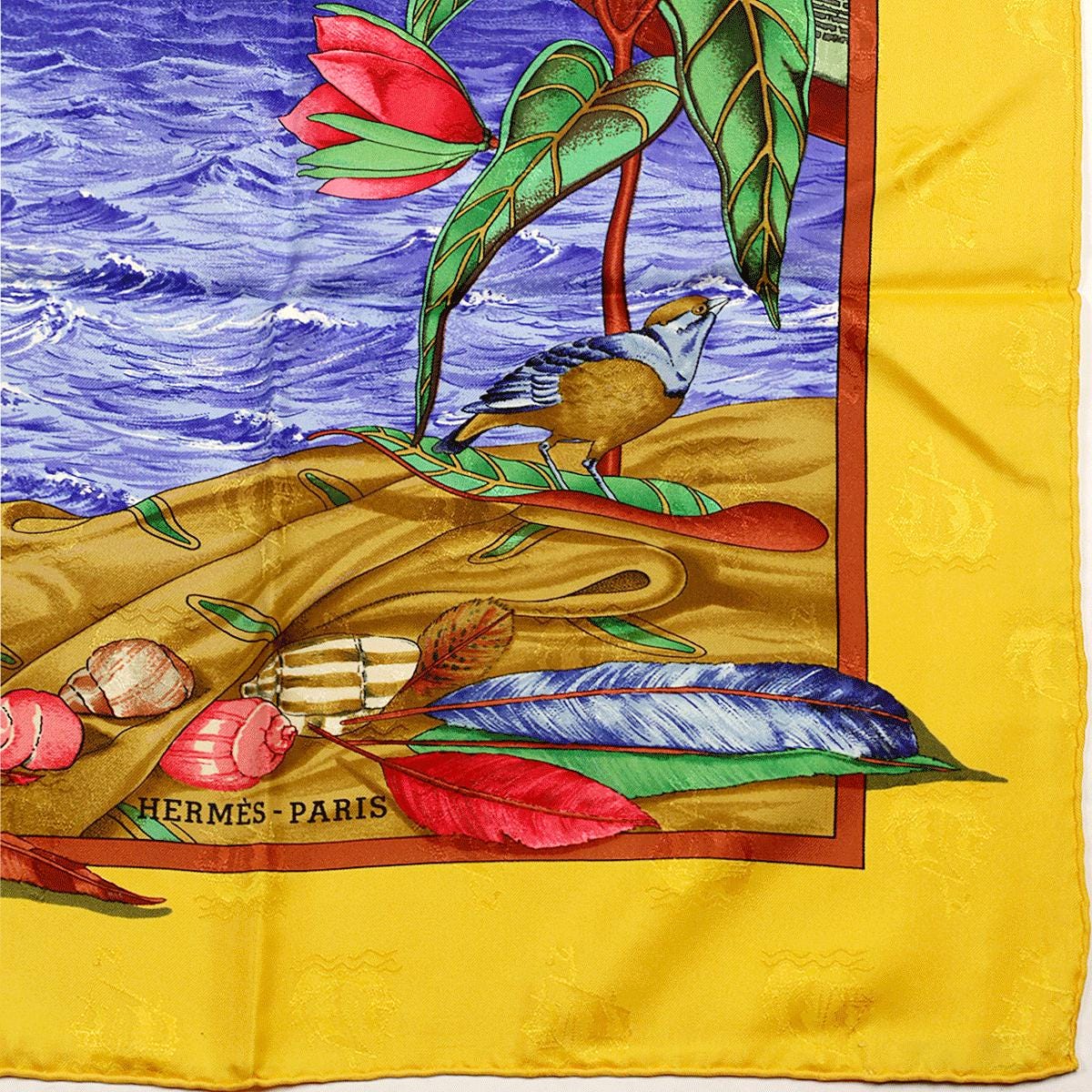 Hermes Scarf "Christophe Colomb Decouvre L'Amerique" by Carl De Parcevaux 90cm Silk | Carre Foulard