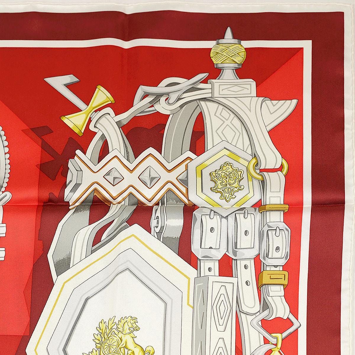 た*ら様 未使用　HERMES BRIDES ET DESTIN 可愛らしい花嫁 Hermes Scarf 