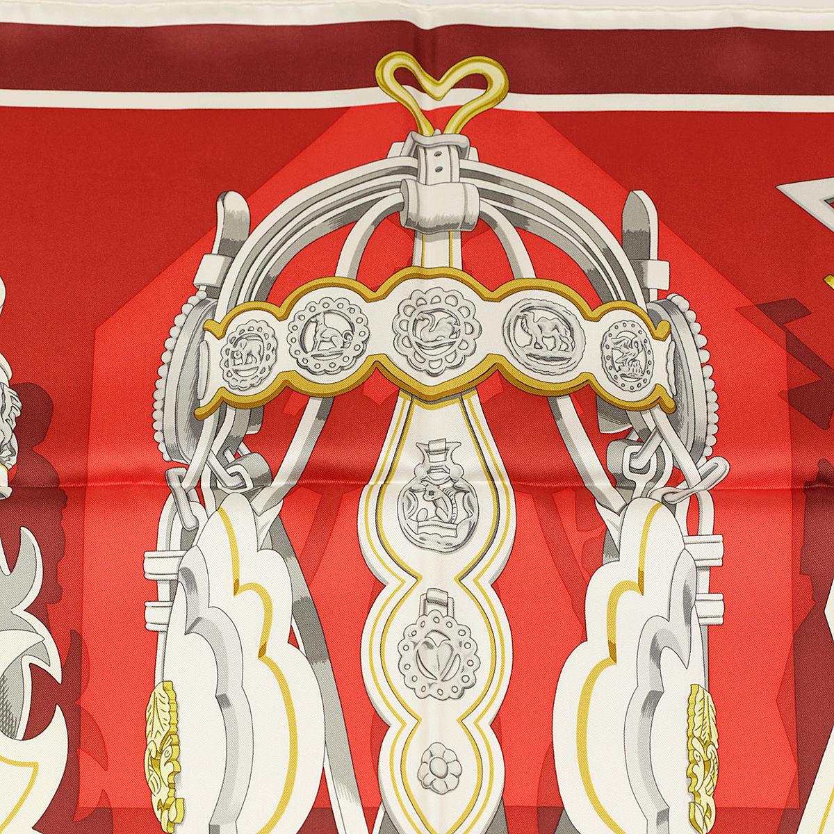 Hermes Scarf "Brides et Destin" by Daiske Nomura 90cm Silk | Carre Foulard