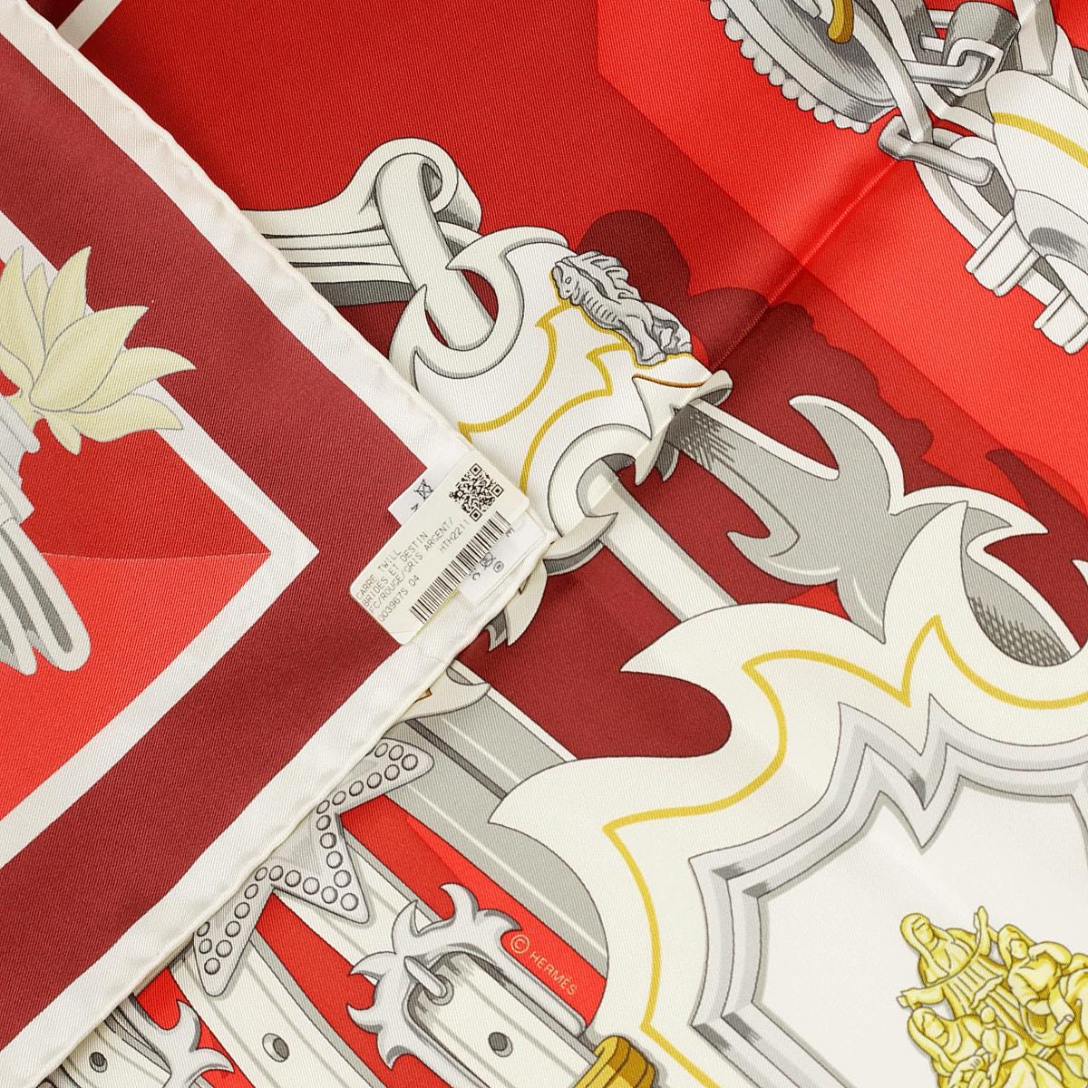 Hermes Scarf "Brides et Destin" by Daiske Nomura 90cm Silk | Carre Foulard