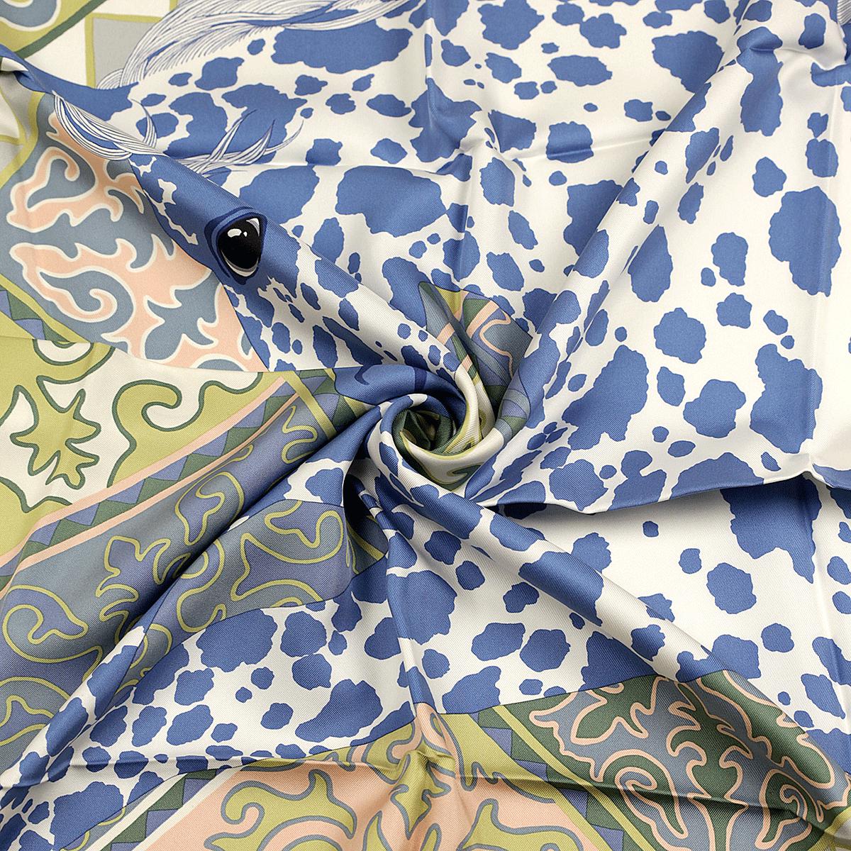 Hermes Scarf "Appaloosa des Steppes" by Alice Shirley 90cm Silk | Carre Foulard