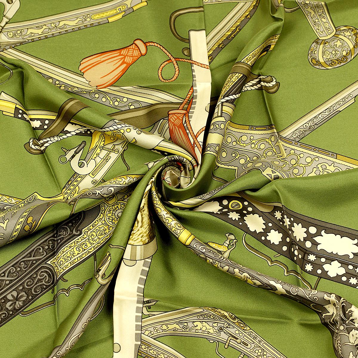 Hermes Scarf "Diane" by Henri de Linares 90cm Silk | Carre Foulard