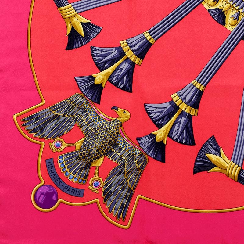 Hermes Scarf "Egypte" by Caty Latham 90cm Silk