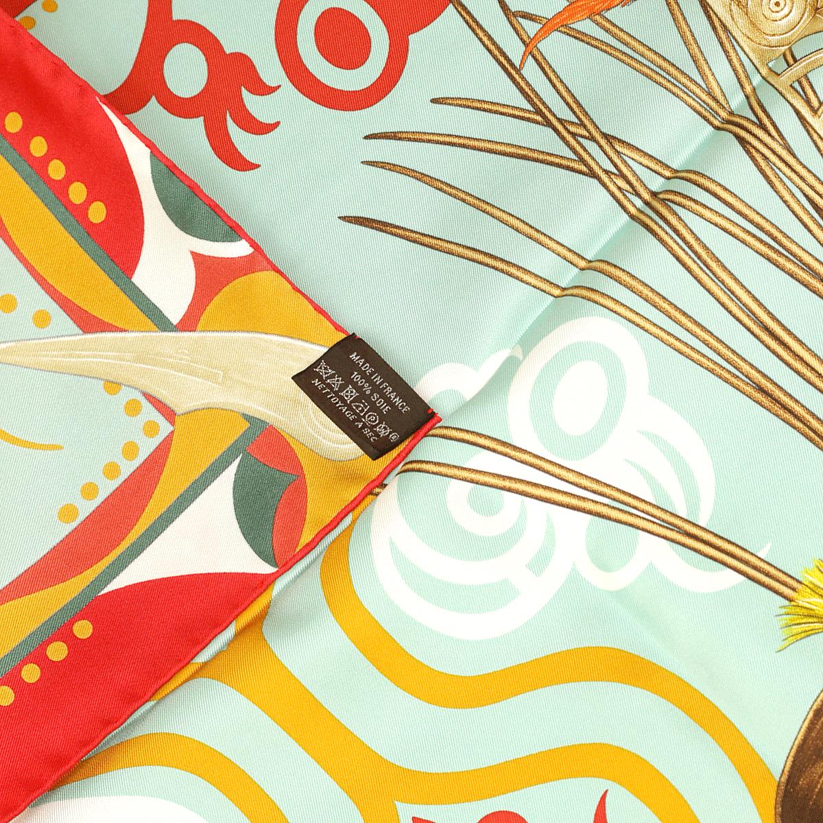 Hermes Scarf "Le Regard de l’Arctique" by Antoine Tzapoff 90cm Silk | Carre Foulard