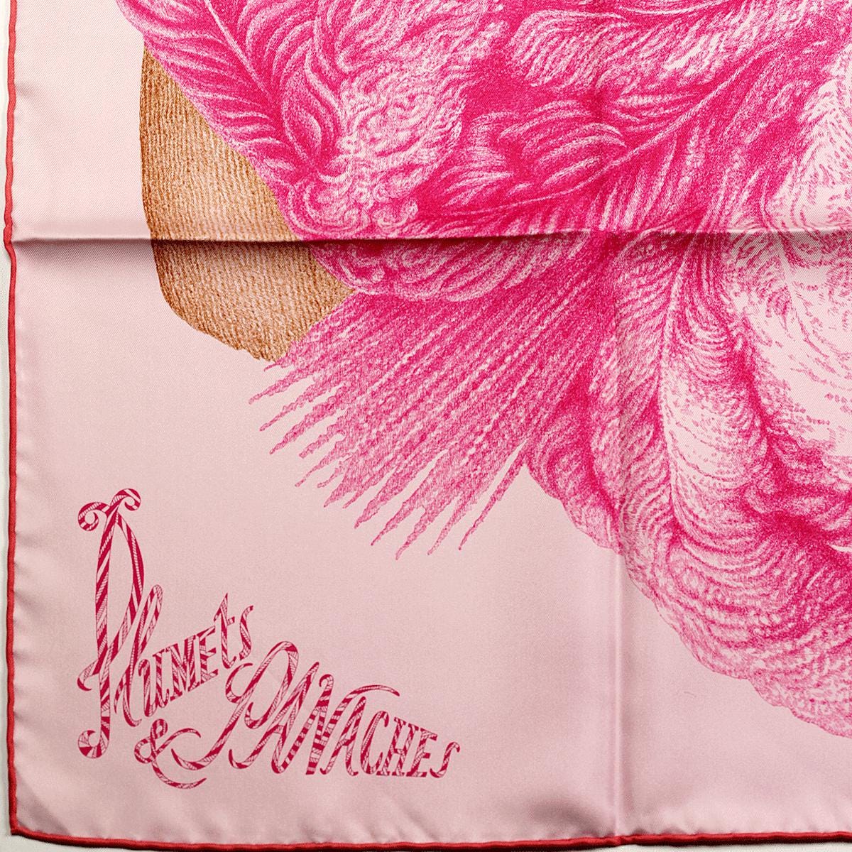 Hermes Scarf "Plumets et Panaches" by Florence Manlik 90cm Silk | Carre Foulard