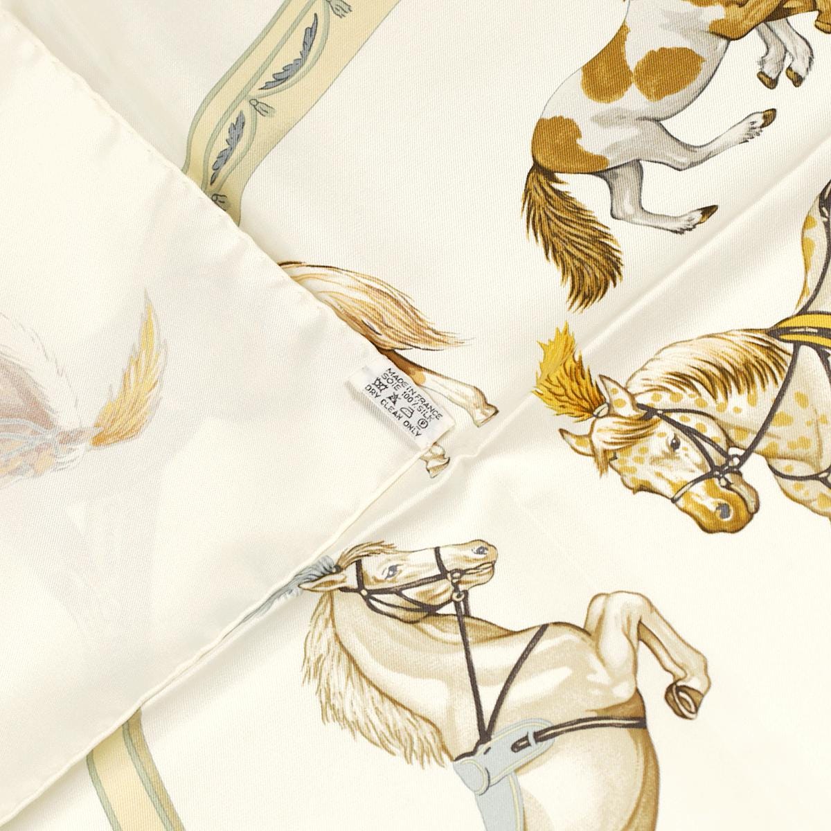 Hermes Scarf "En Piste" by Robert Dallet 90cm Silk | Foulard Carre