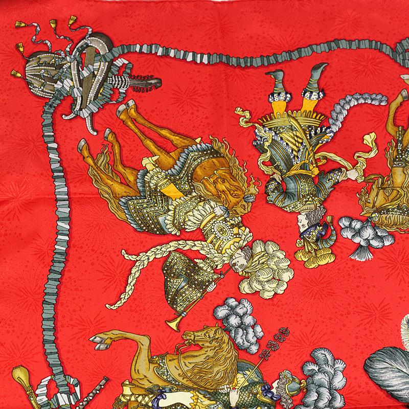 Hermes Scarf "Les Fetes du Roi Soleil" by Michel Duchene 90cm Silk Jacquard | Carre Foulard