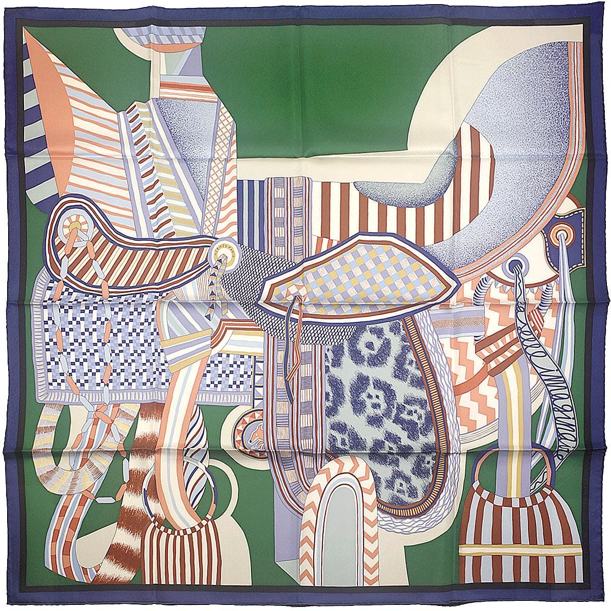 Hermes Scarf "La Selle Imaginaire" by Jan Bajtlik 90cm Silk | Carre Foulard