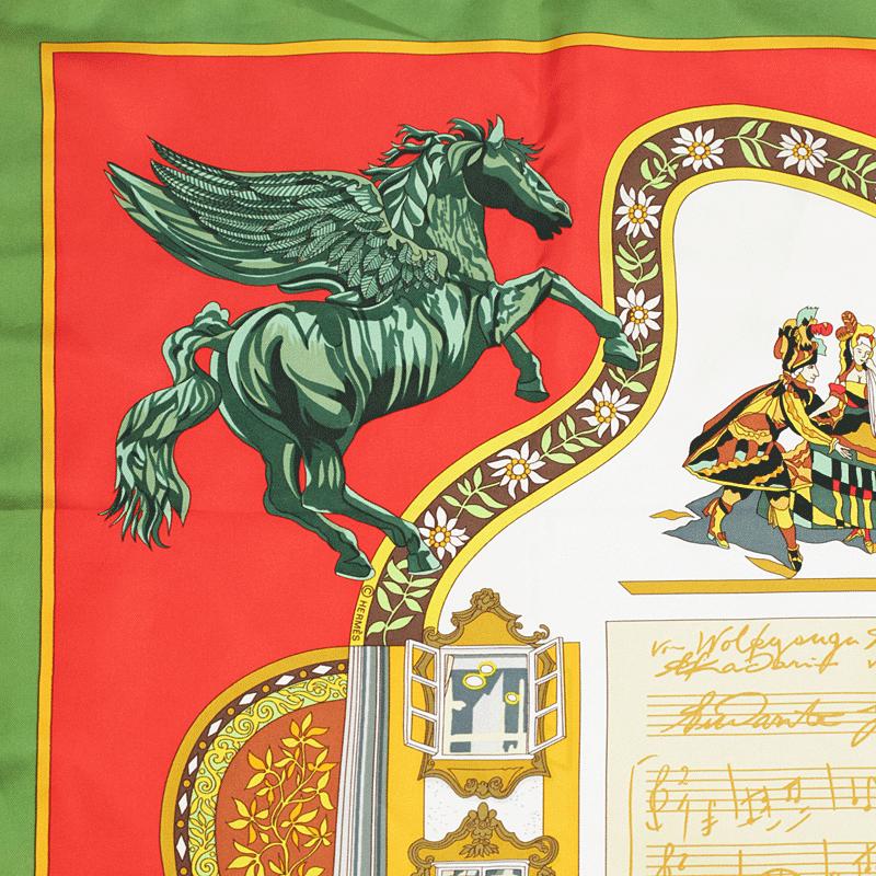 Hermes Scarf "Salzburg" by Loic Dubigeon 90cm Silk | Carre Foulard