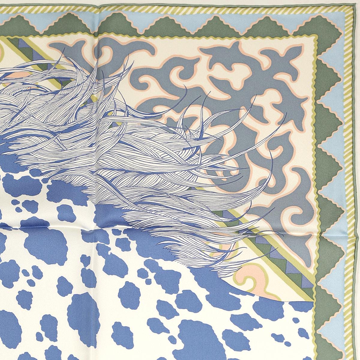 Hermes Scarf "Appaloosa des Steppes" by Alice Shirley 90cm Silk | Carre Foulard