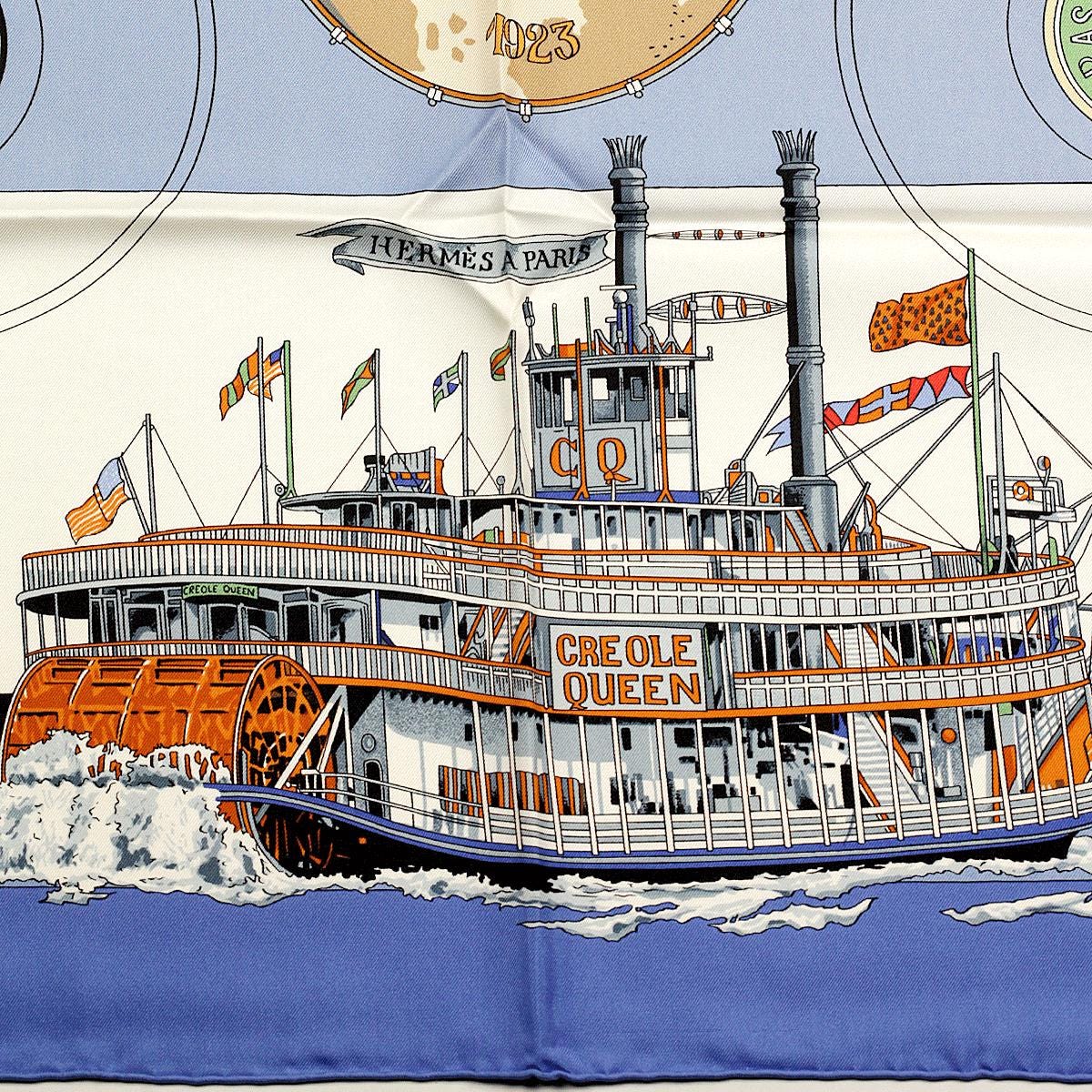 Hermes Scarf "New Orleans Creole Jazz" by Loic Dubigeon 90cm Silk | Carre