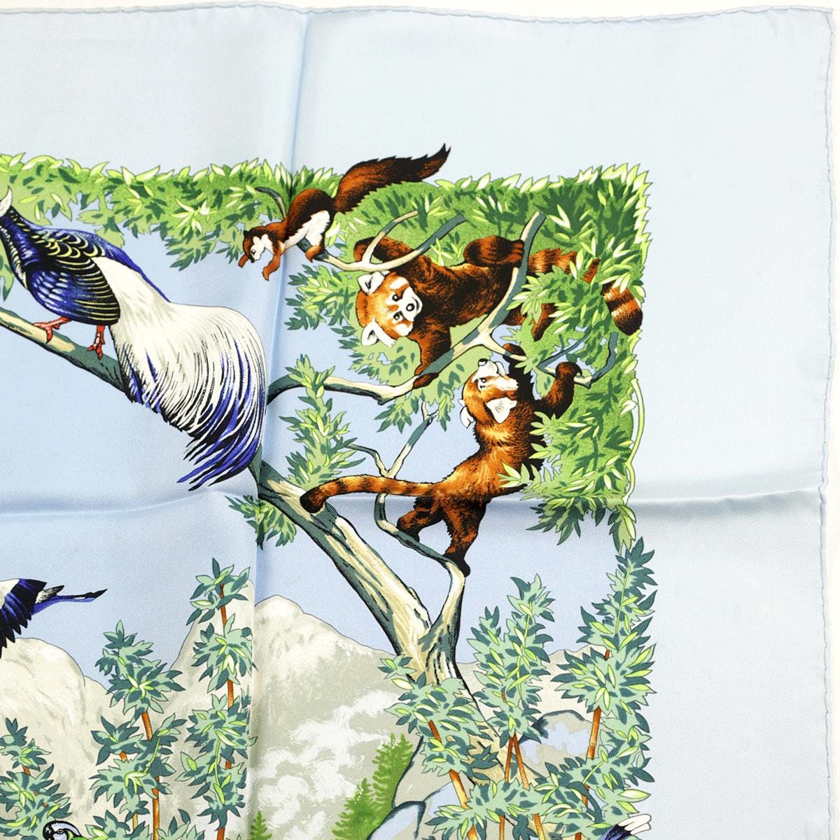 Hermes Scarf "Sichuan" by Robert Dallet 90cm Silk