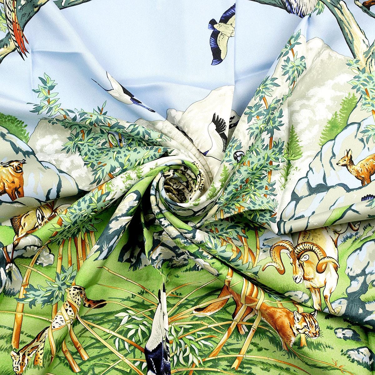 Hermes Scarf "Sichuan" by Robert Dallet 90cm Silk