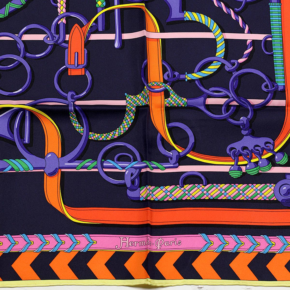 Hermes Scarf "Panoplie Equestre" by Virginie Jamin 90cm Silk | Foulard Carre
