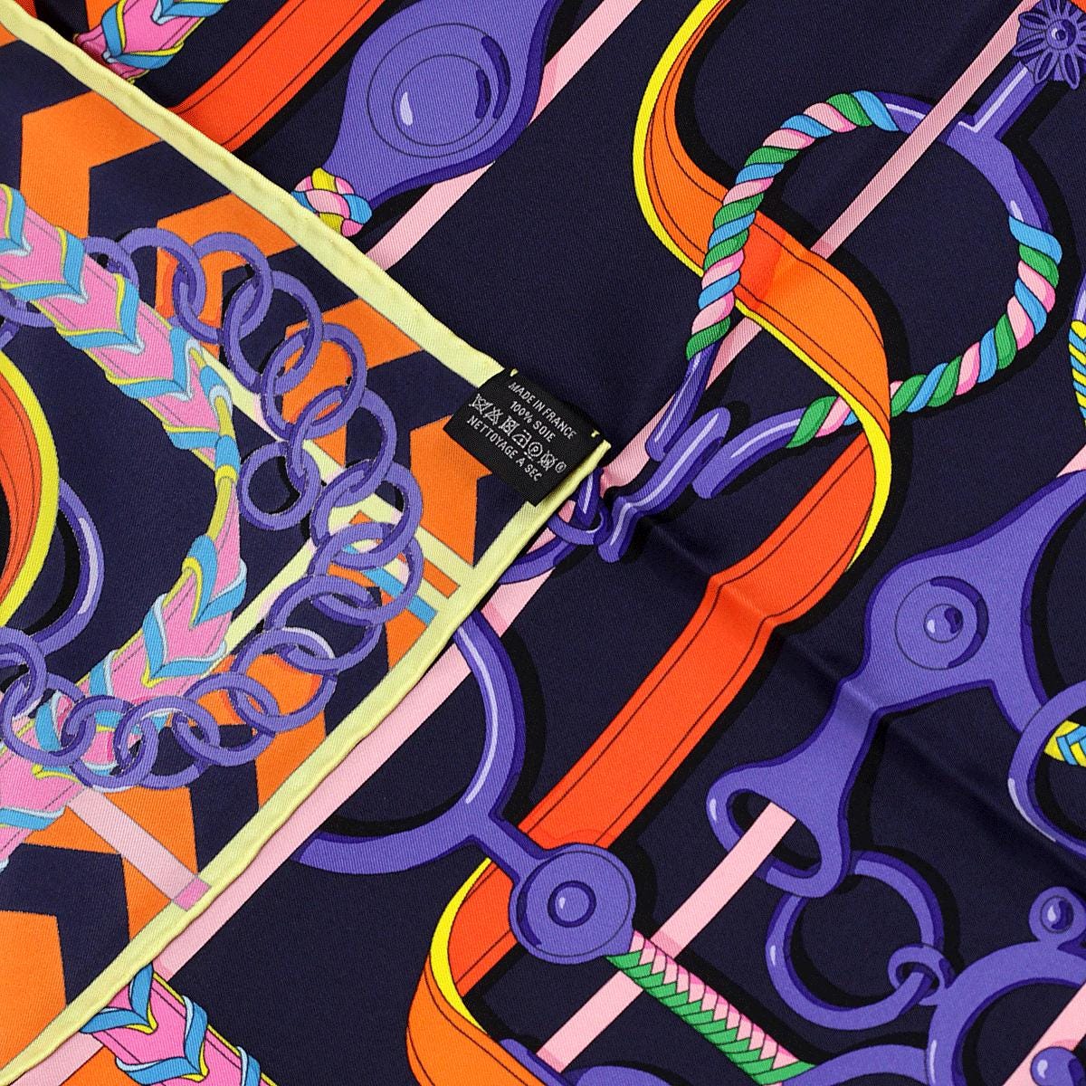 Hermes Scarf "Panoplie Equestre" by Virginie Jamin 90cm Silk | Foulard Carre
