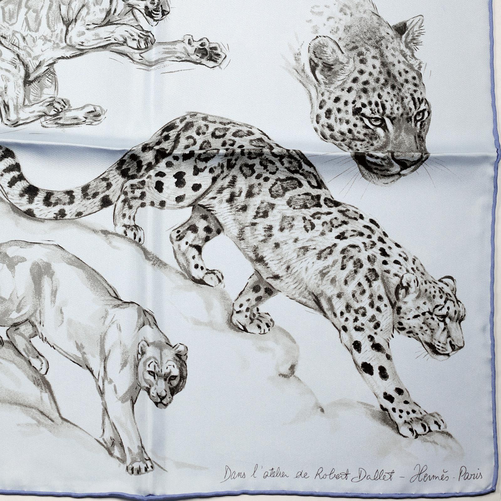 Hermes Scarf "Dans l'Atelier de Robert Dallet" by Robert Dallet 90cm Silk | Carre Foulard