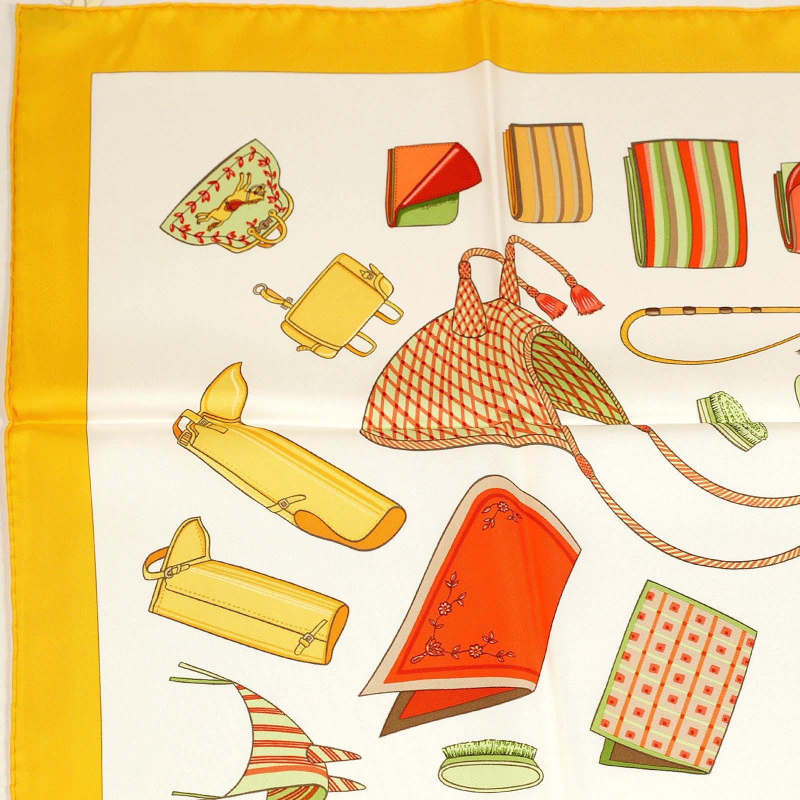 Hermes Scarf "Albums de Colportage" by Isabelle Barthel 90cm Silk | Carre Foulard