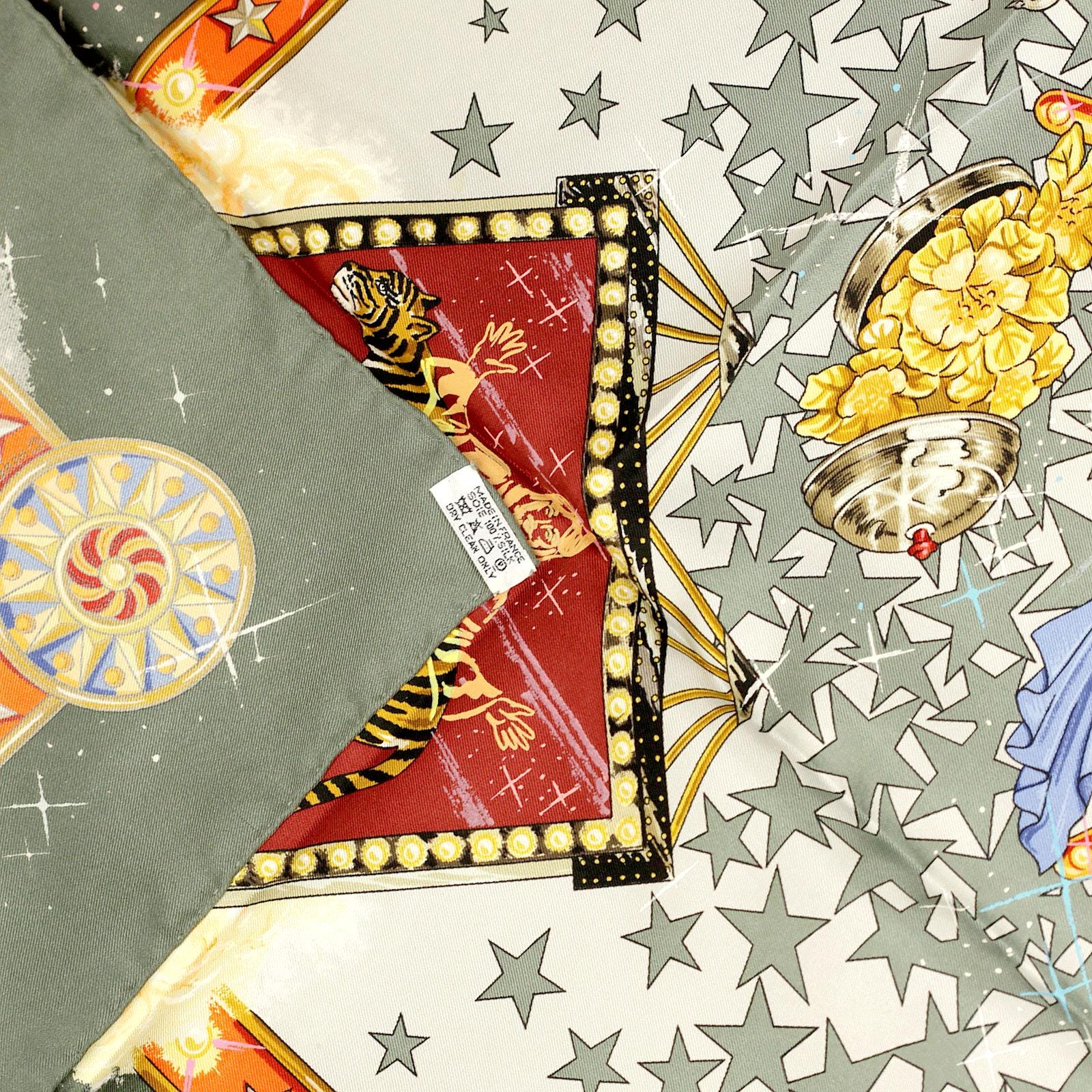 Hermes Scarf "La Magie" by Claudia Stuhlhofer Mayr 90cm Silk