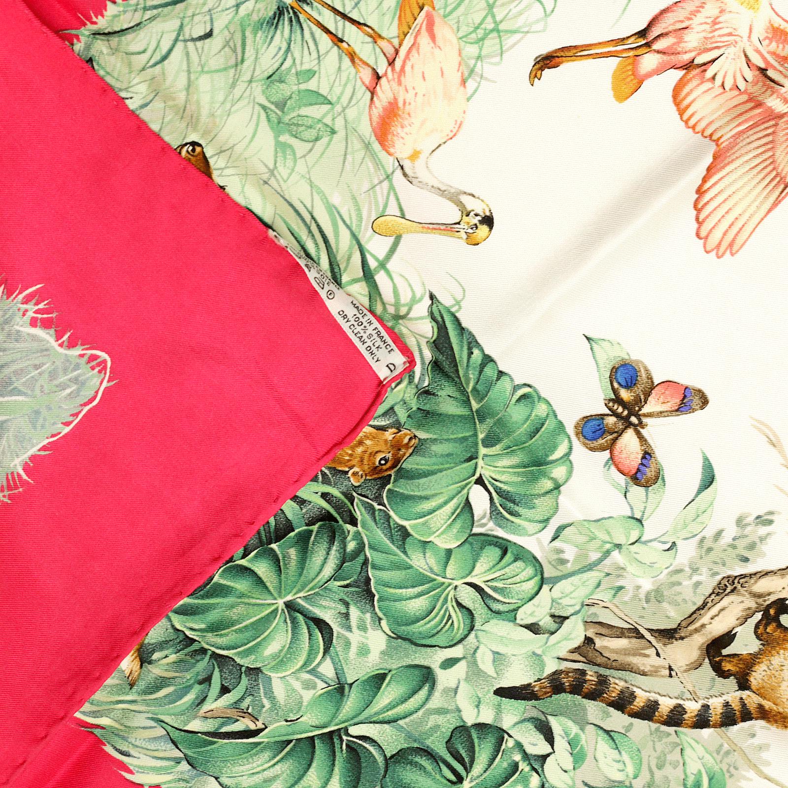 Hermes Scarf "Equateur" by Robert Dallet 90cm Silk | Wash Carre