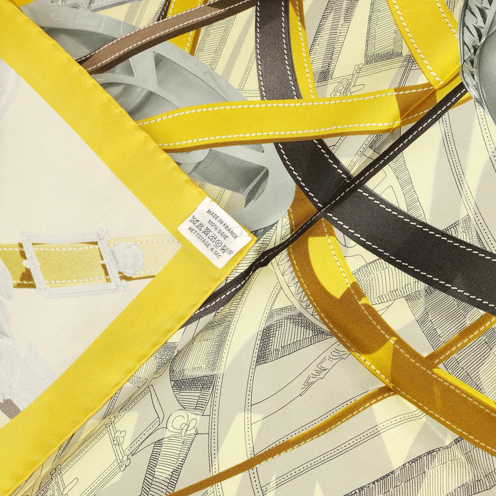Hermes Scarf "Cavalcadour Voltigeur" by Henri d'Origny 90cm Silk | Carre Foulard NIB
