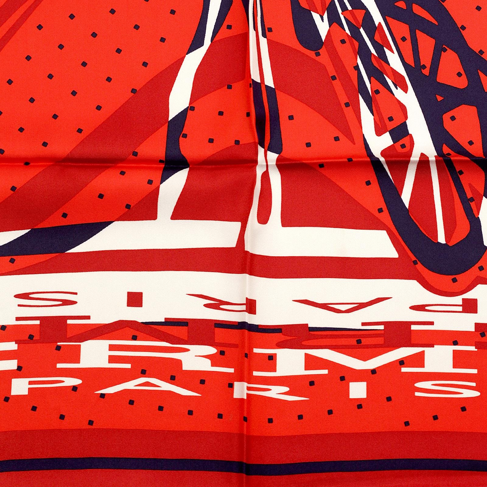 Hermes Scarf "Caleche Elastique" by Bali Barret 90cm Silk | Carre Foulard