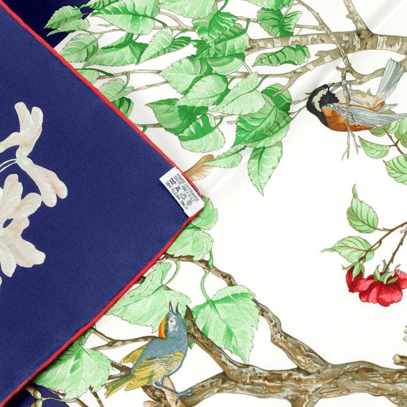Hermes Scarf "Au Coeur des Bois" by Zoe Pauwels 90cm Silk | Carre Foulard