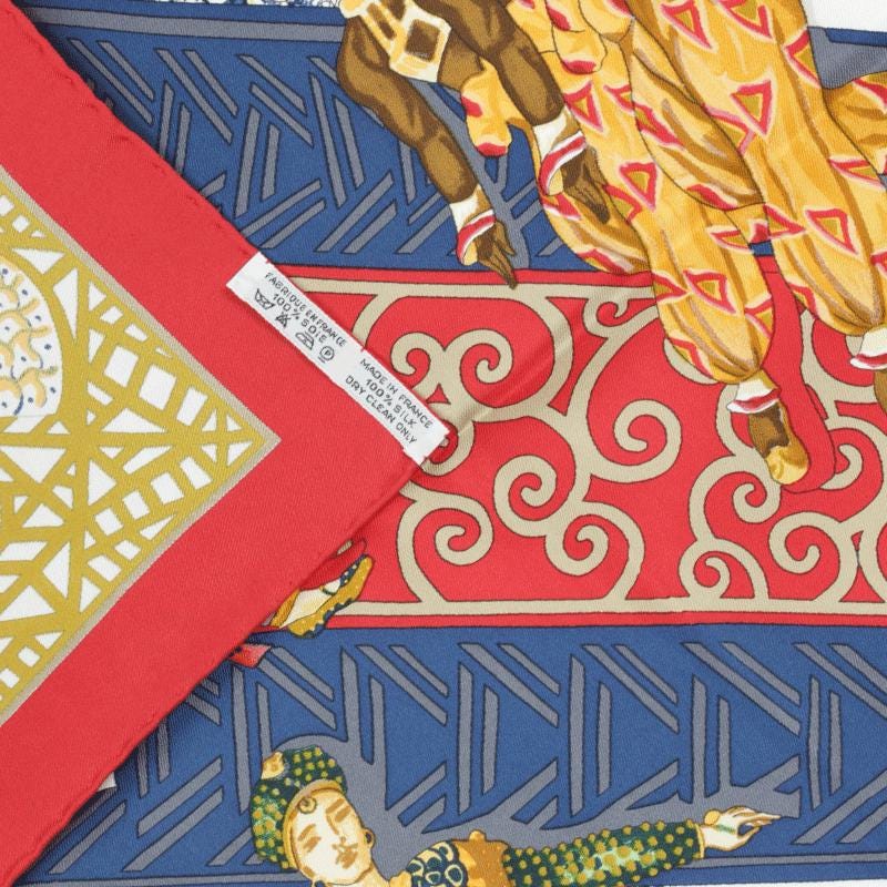 Hermes Scarf "Les Ballets Russes" by Annie Faivre 90cm Silk | Carre Foulard