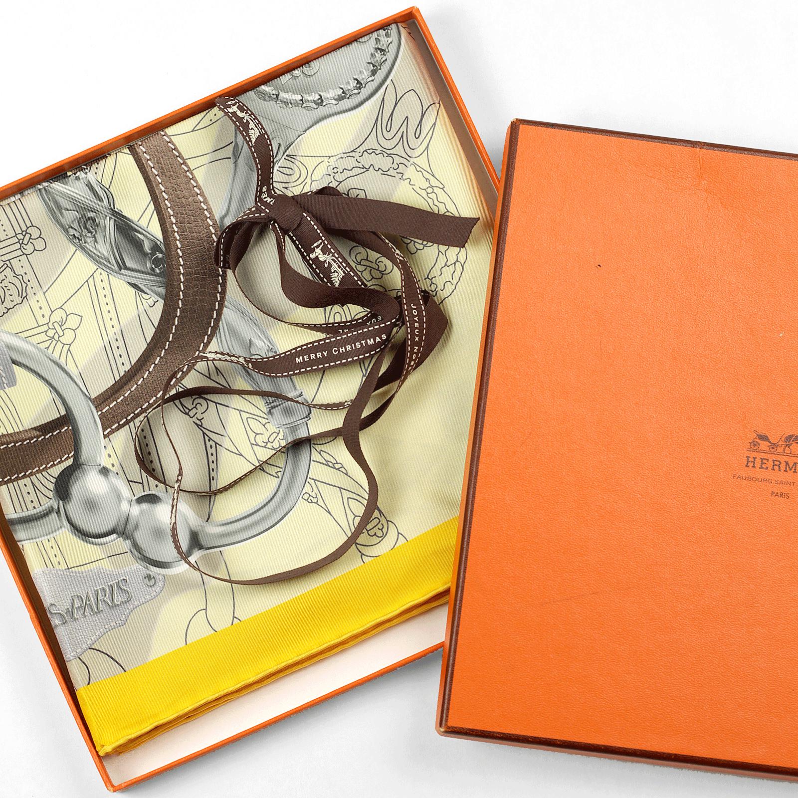 Hermes Scarf "Cavalcadour Voltigeur" by Henri d'Origny 90cm Silk | Carre Foulard NIB