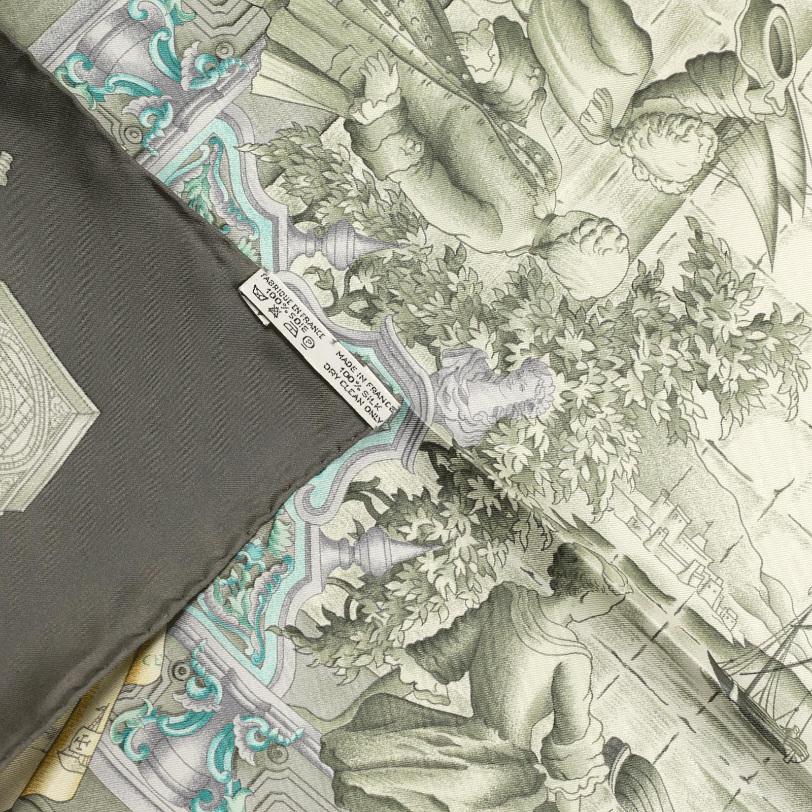Hermes Scarf "Azulejos" by Catherine Baschet 90cm Silk | Carre Foulard