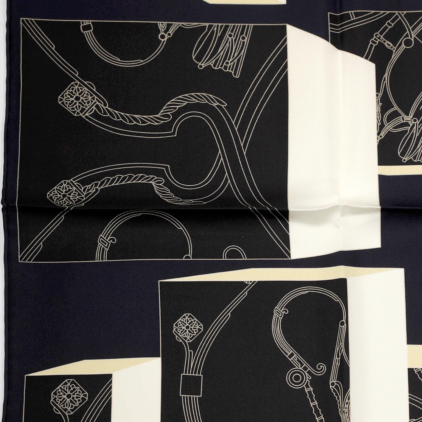 HERMÈS SPRINGS SPRINGS シルクスカーフ 90cm Hermes Scarf 