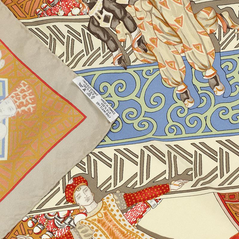 Hermes Scarf "Les Ballets Russes" by Annie Faivre 90cm Silk | Carre Foulard